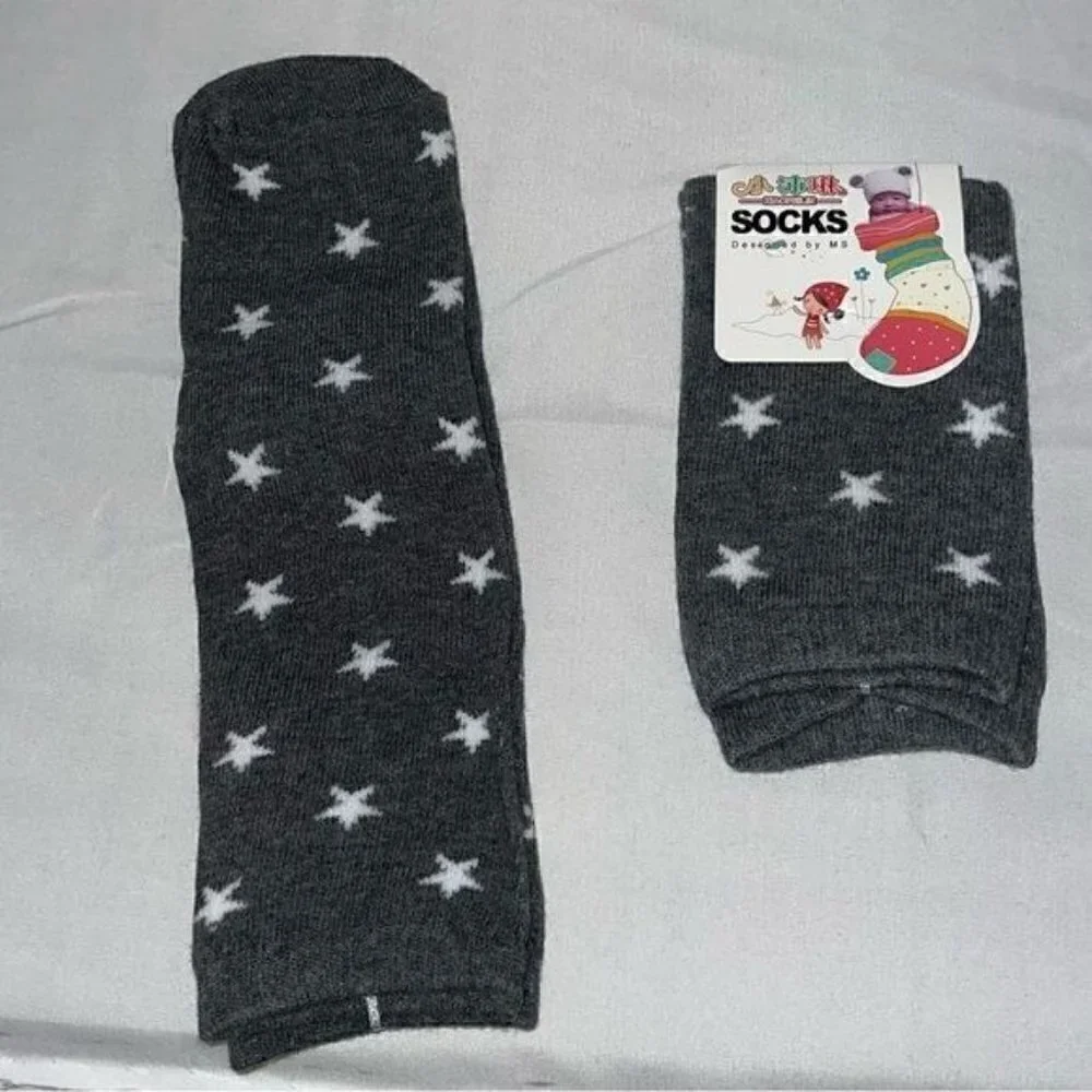 Star Print Socks Toddler Knee High Socks Stars All Over Print Casual High Socks